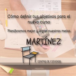 Define tus objetivos en septiembre.